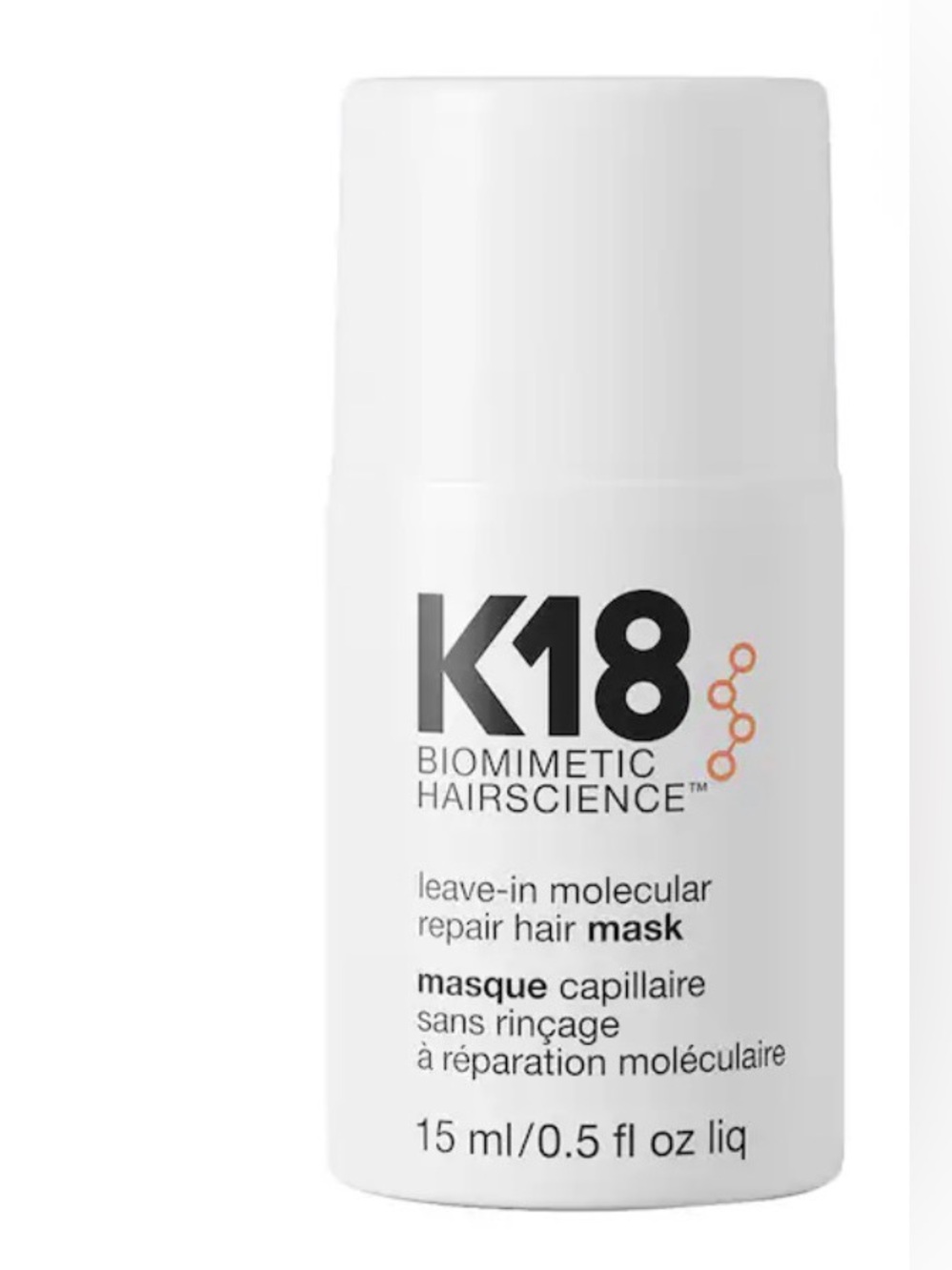 NEW K18 Leave-In Molecular Repair Hair Mask 15ml